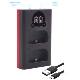 Baxxtar Pro Ladegerät LCD Dual für LP-E6 #2
