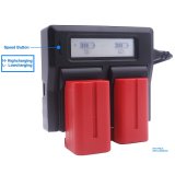 Baxxtar Pro Ladegerät LCD Dual für NP-F550/F930 #2