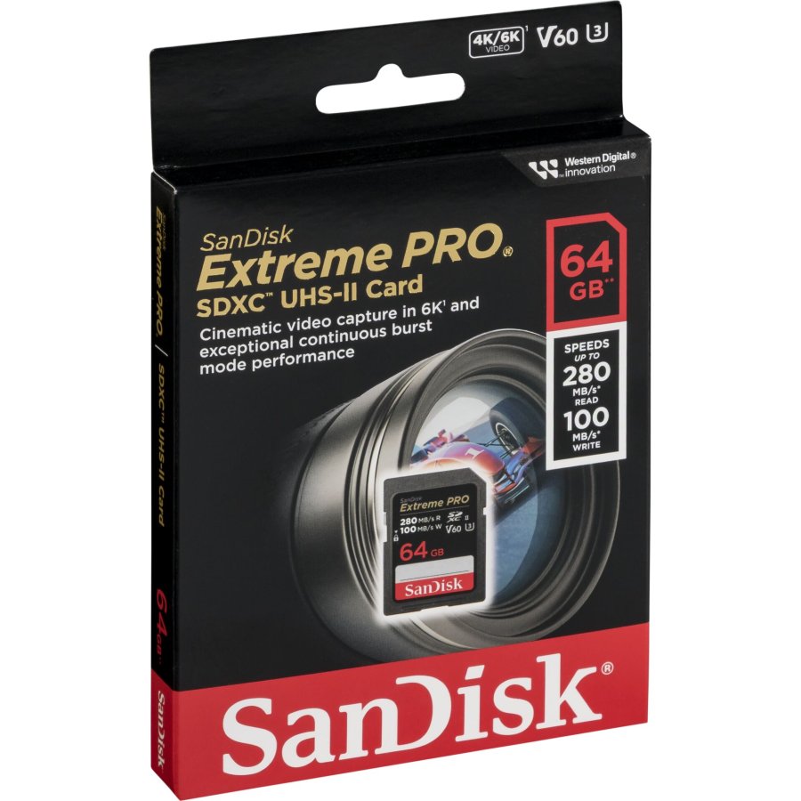 SanDisk Extreme Pro SDXC    64GB UHS-II C10 U3 V60 #1