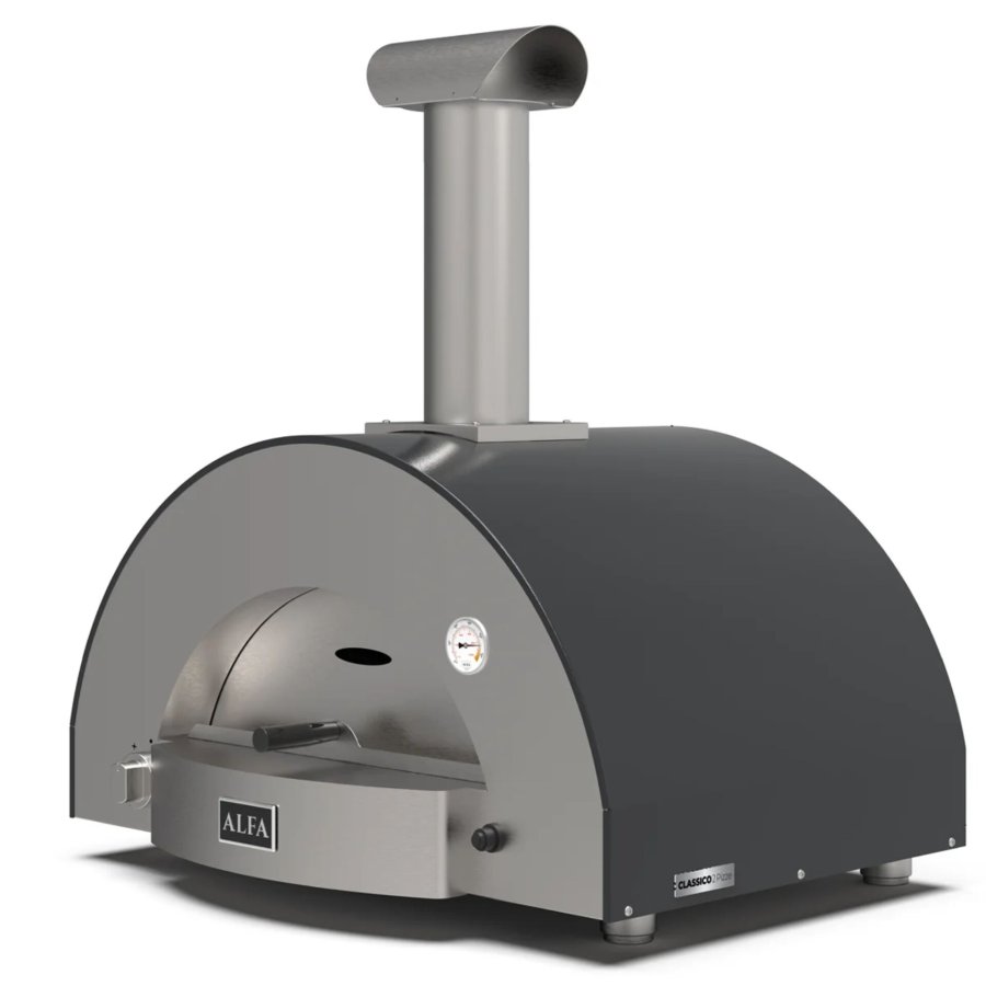 Alfa Forni Classico 2 Pizze Hybrid Schiefer Grau #2
