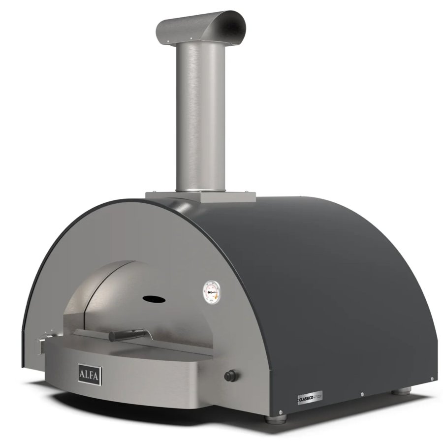 Alfa Forni Classico 4 Pizze Hybrid Schiefer Grau #2