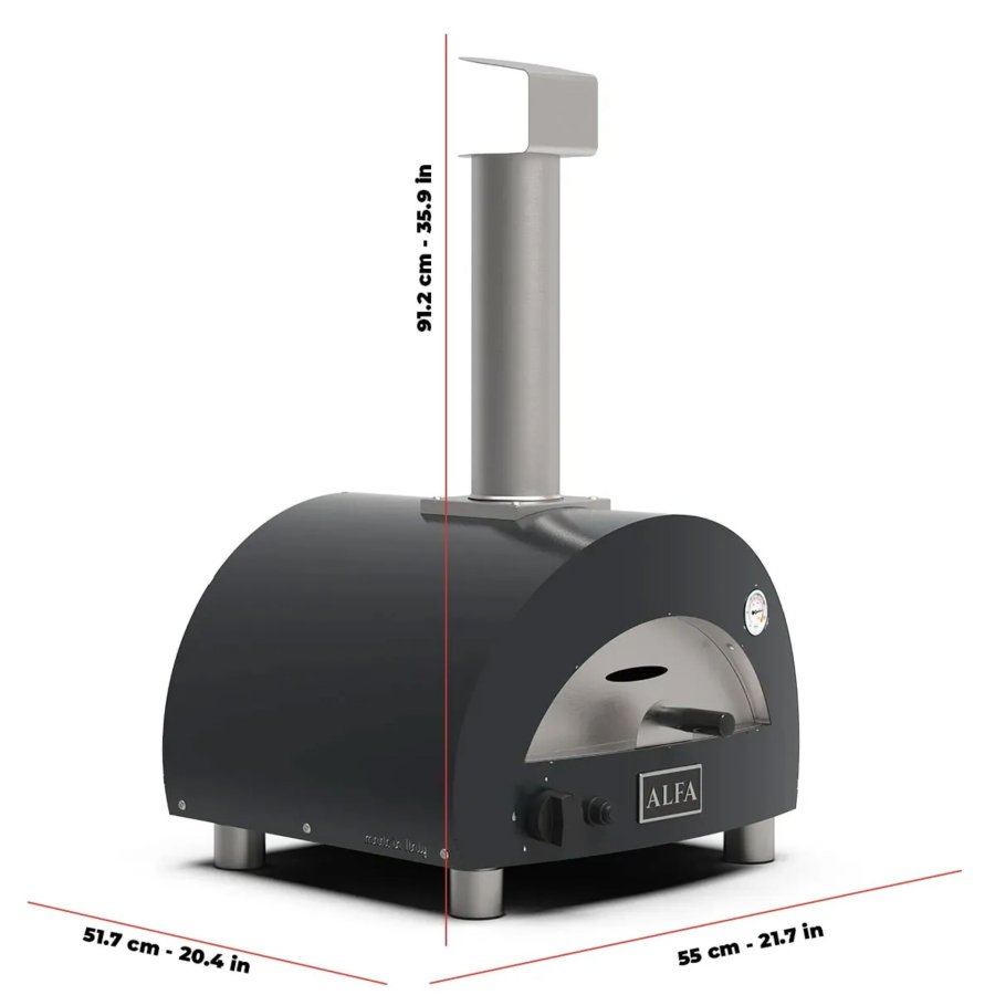 Alfa Forni Linea Moderno Portable Pizzaofen Adesia Grey #3