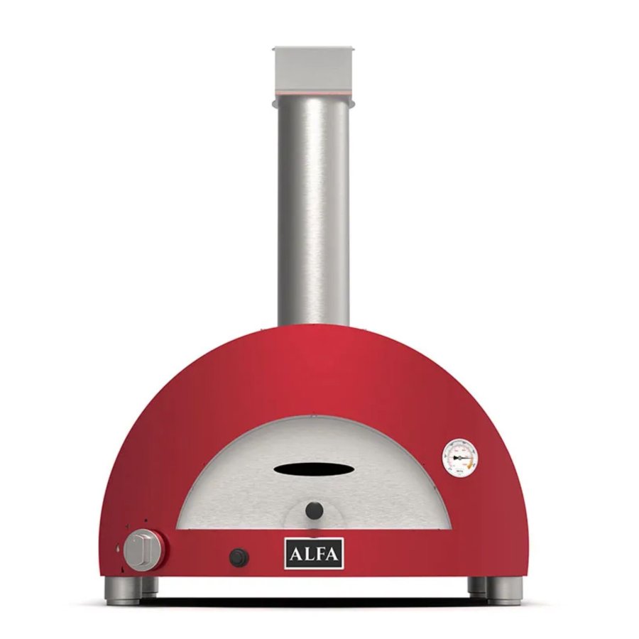 Alfa Forni Moderno 1 Pizza Gas Antik Rot #1