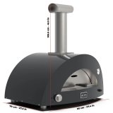 Alfa Forni Moderno 2 Pizze Hybrid-Pizzaofen Ardesia Grey #3