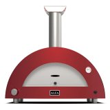 Alfa Forni Moderno 3 Pizze Hybrid Antik Rot #1