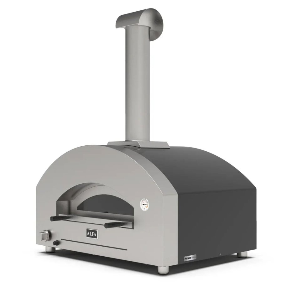 Alfa Forni Futuro 4 Pizze Hybrid Silber Schwarz #2