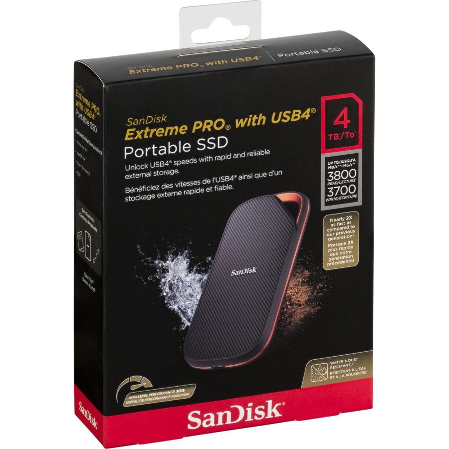 SanDisk Extreme Pro Portable SSD 4TB            SDSSDE82-4T00-G25 #1