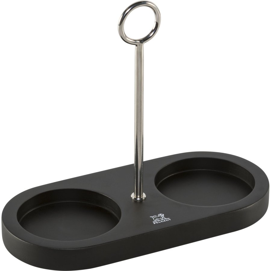 Peugeot Linea Bambus Mühlen- untersetzer 17cm mattschwarz #1