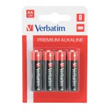 1x4 Verbatim Alkaline Battery Mignon AA LR6 #1