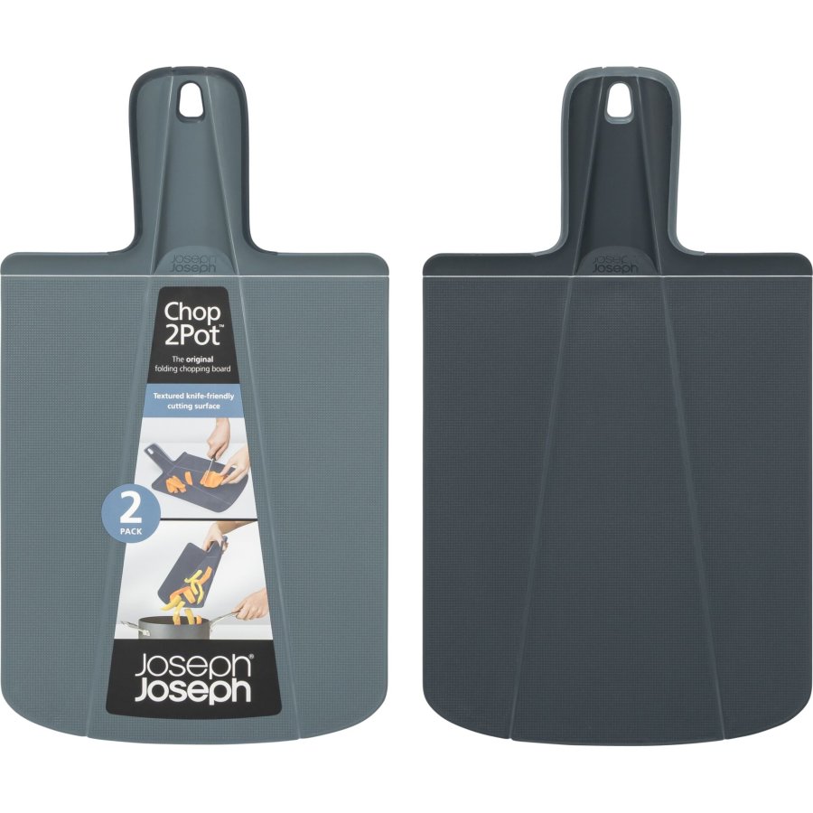 Joseph Joseph Chop2Pot Plus 2-piece Blue Chopping Board Set #1