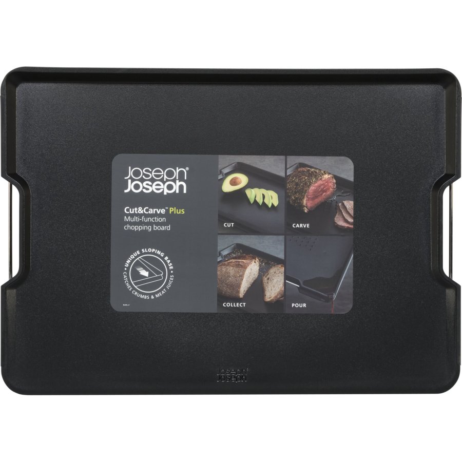 Joseph Joseph Cut&Carve Plus Multi-funct.Black Chopping Board #3