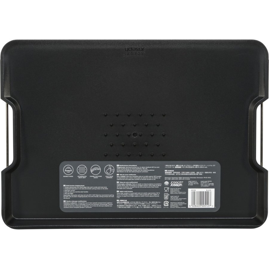 Joseph Joseph Cut&Carve Plus Multi-func.Black Chopping Board #4