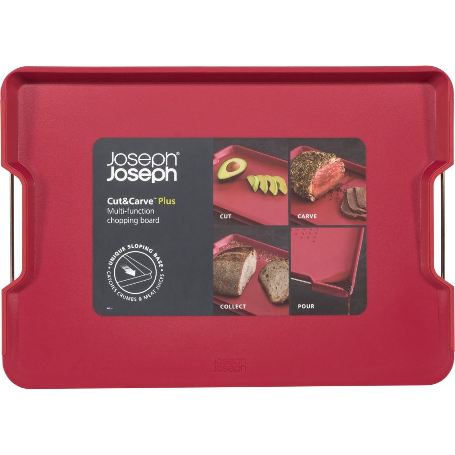 Joseph Joseph Cut&Carve Plus Multi-functio.Red Chopping Board #3