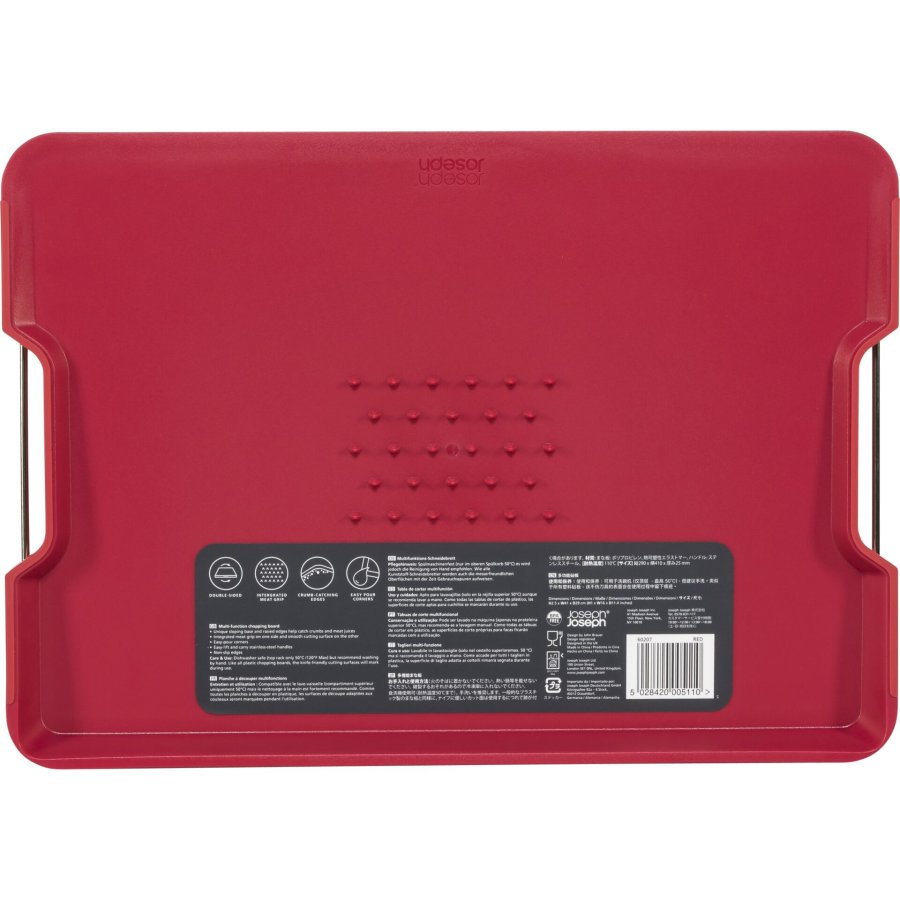 Joseph Joseph Cut&Carve Plus Multi-functio.Red Chopping Board #4