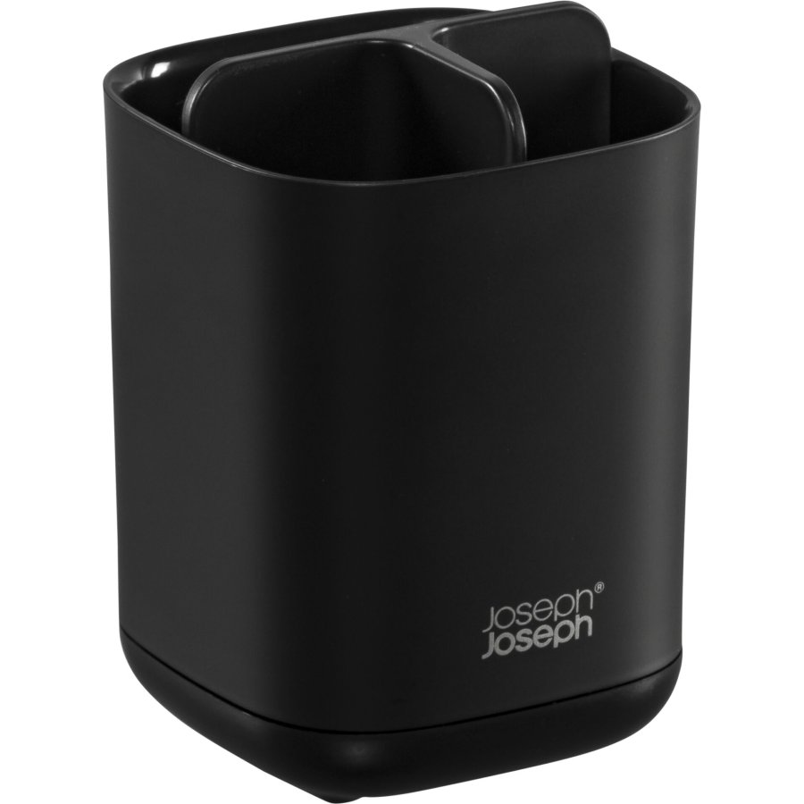 Joseph Joseph EasyStore Matt Black Toothbrush Holder #1