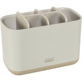 Joseph Joseph EasyStore Large Matt Ecru Toothbrush Holder #1