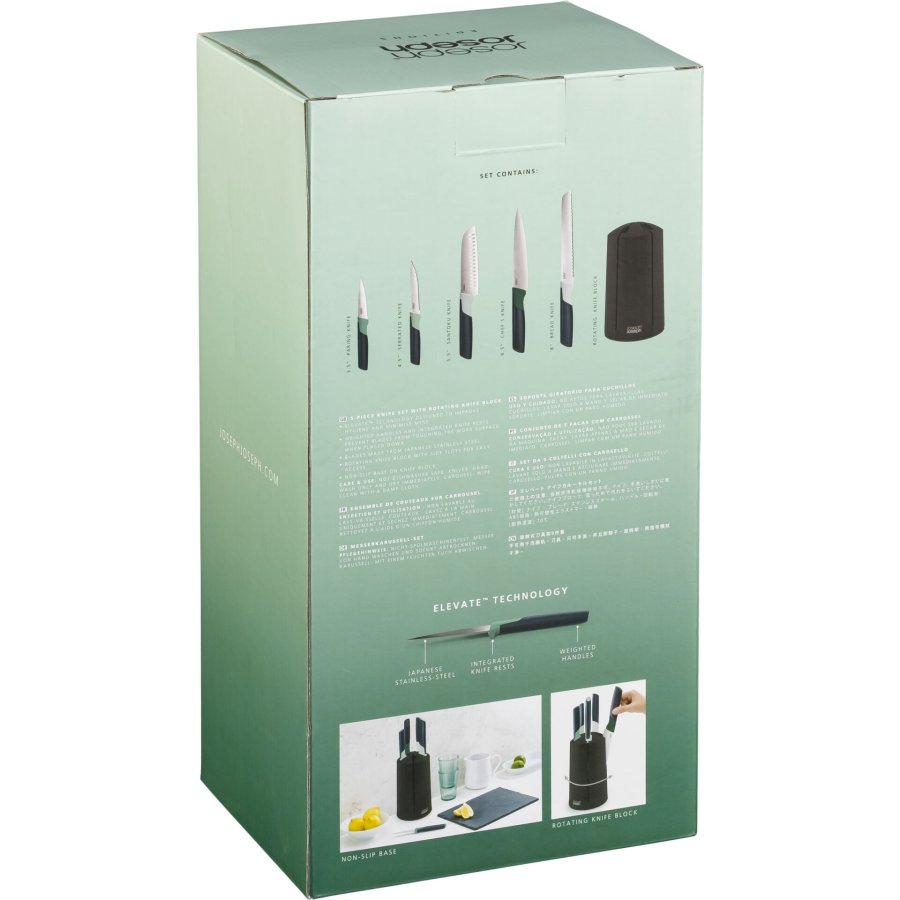 Joseph Joseph Elevate 5-teiliges Messer-Set mit Drehständer #2
