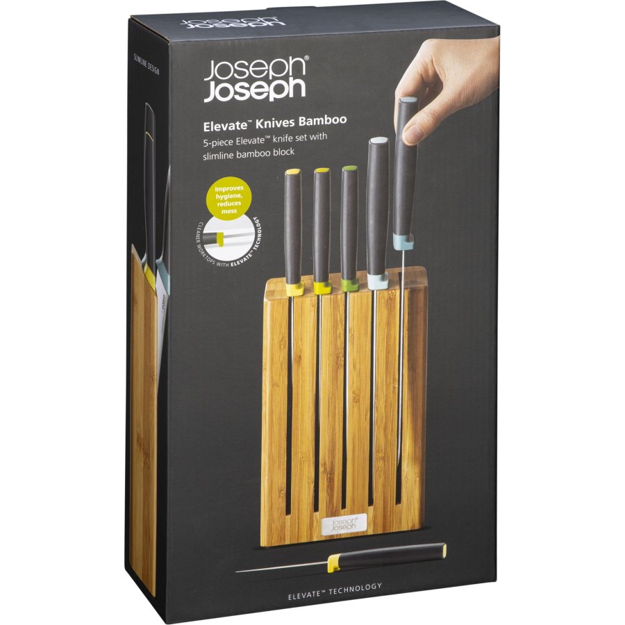 Joseph Joseph Elevate Messer-Set mit Bambusblock #1