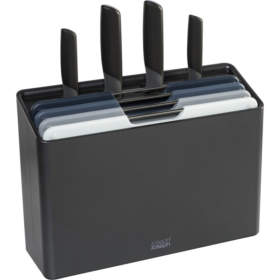 Joseph Joseph Folio Plus 8-piece Grey Knife & Chopping Board Set #1