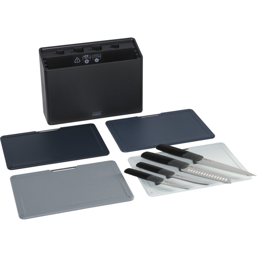 Joseph Joseph Folio Plus 8-piece Grey Knife & Chopping Board Set #2