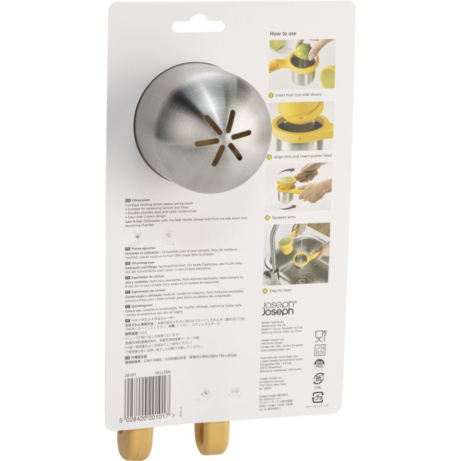Joseph Joseph Helix Yellow Citrus Juicer #2