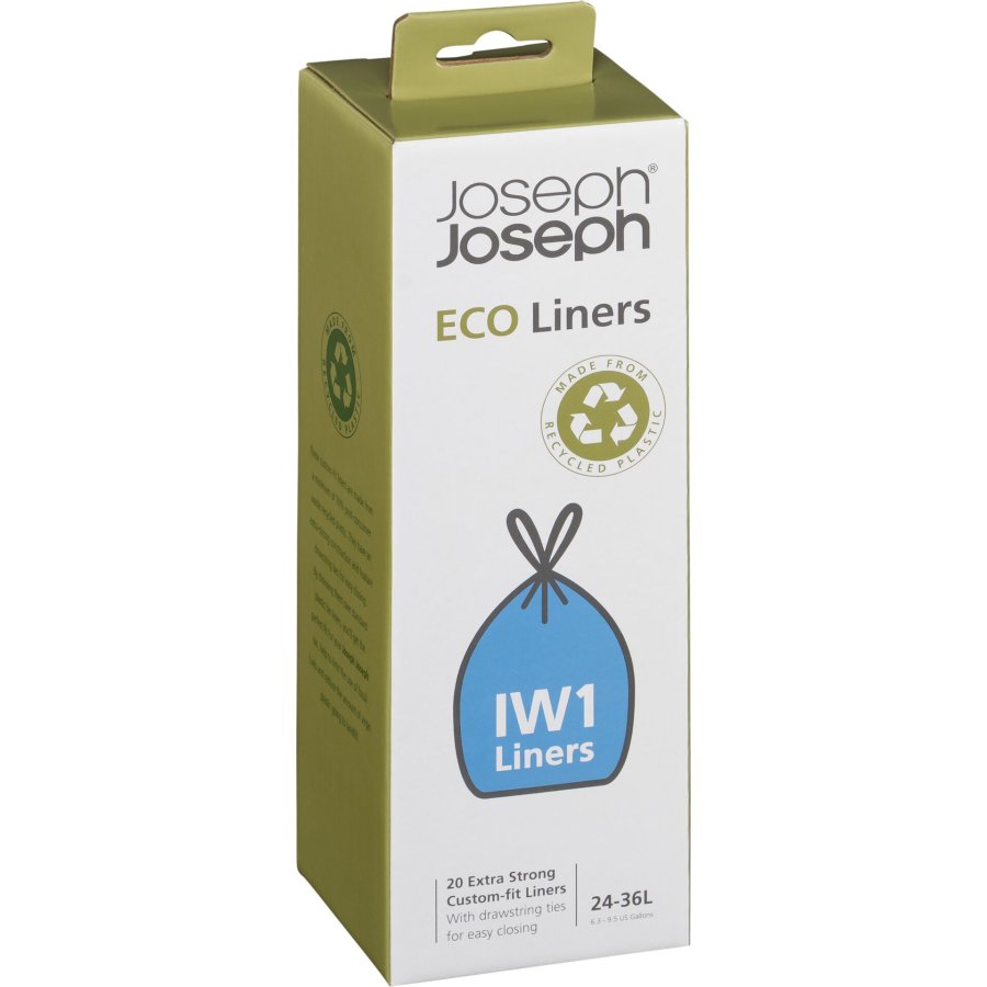 Joseph Joseph IW1 24-36L Grey Recycled Bin Liners #1