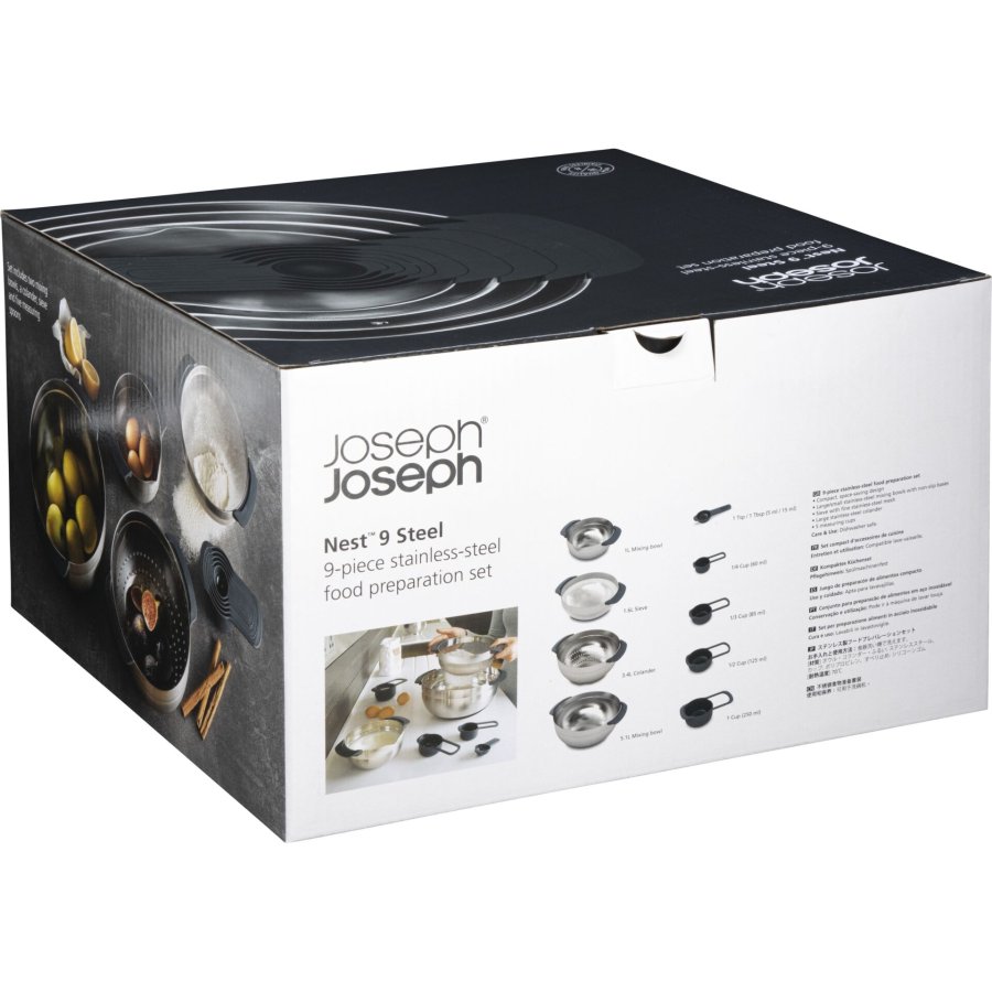 Joseph Joseph Nest 9er-Set Zubereitung aus Stahl #2