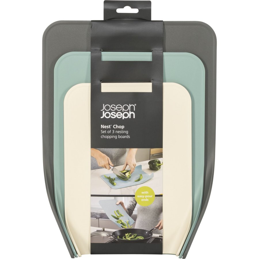 Joseph Joseph Nest Chop 3-piece Grey Chopping Board Set #1