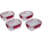 Joseph Joseph Nest Lock 4-Piece Red 1.1L Food Container Set #1