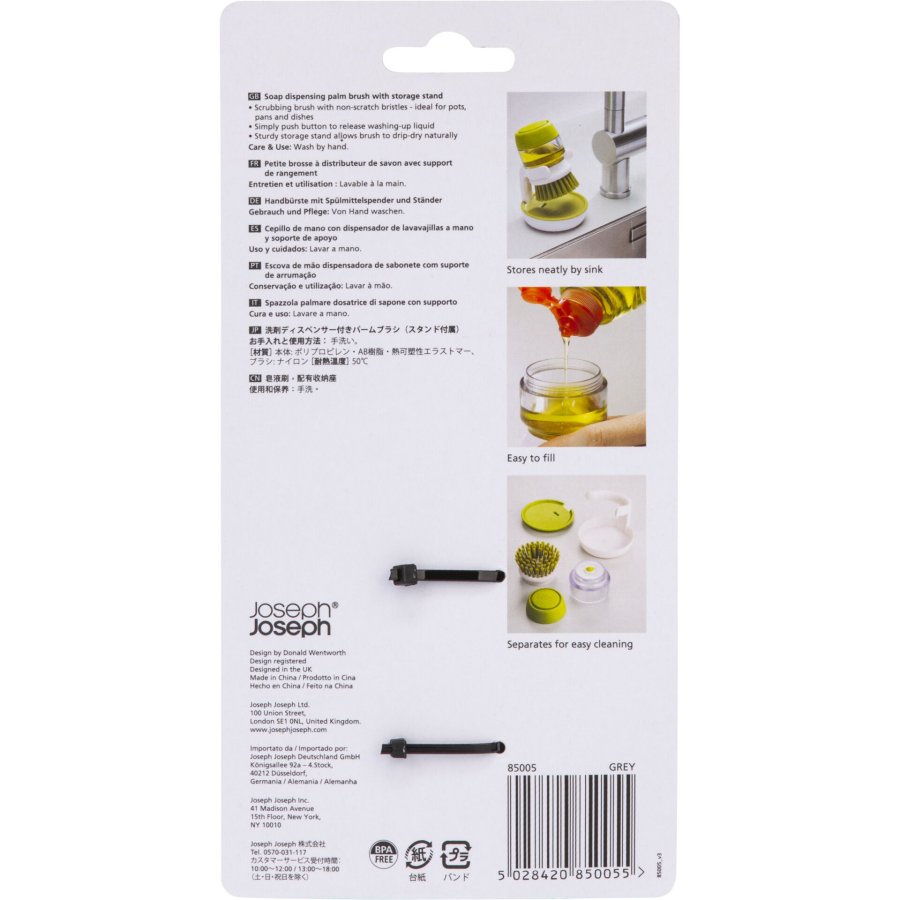 Joseph Joseph Palm Scrub grau Abwaschbürste #2