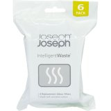 Joseph Joseph Black Replacement Odour Filters 6 piece #1