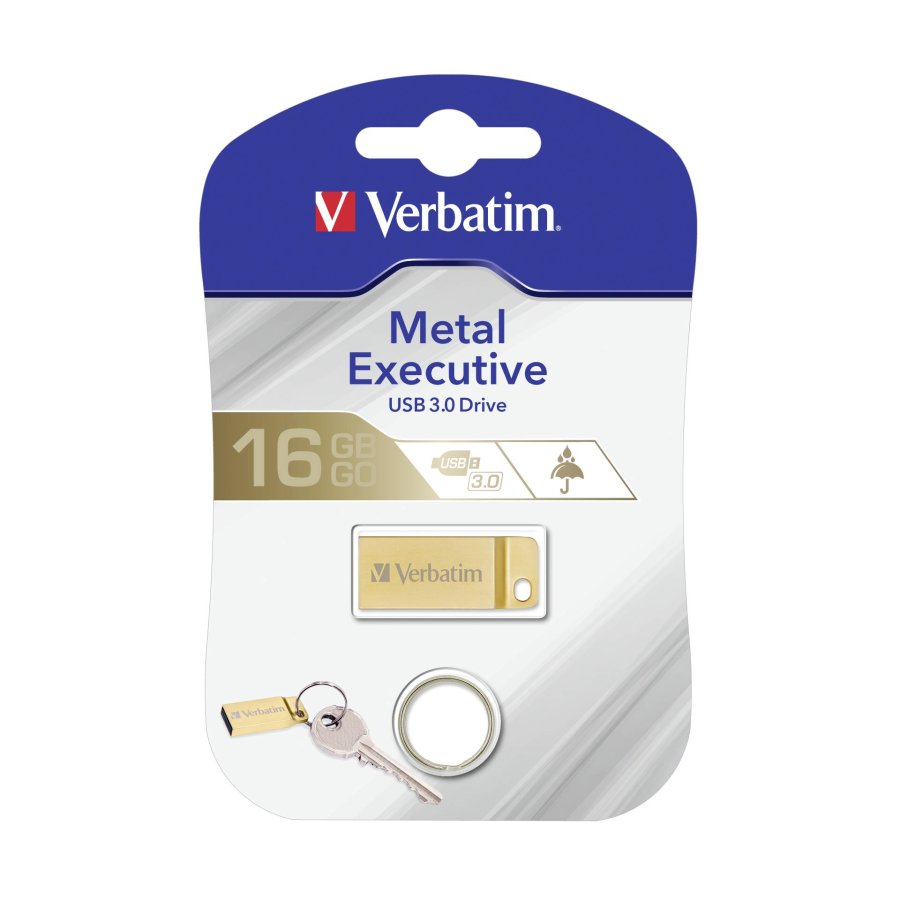 Verbatim Metal Executive    16GB USB 3.0 gold #3