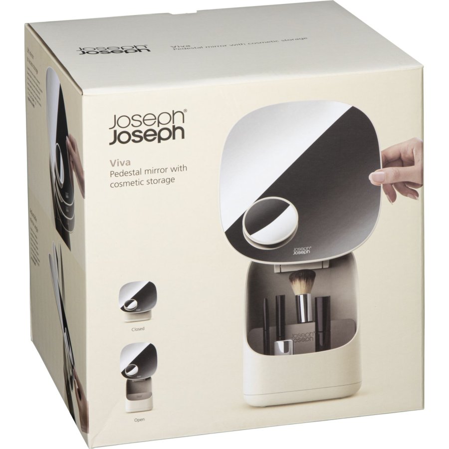 Joseph Joseph Viva Standspiegel Kosmetik-Organizer, beige #1