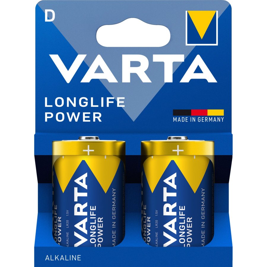 Alkaline Batteri D 1.5 V High Energy 2-Bobler #1