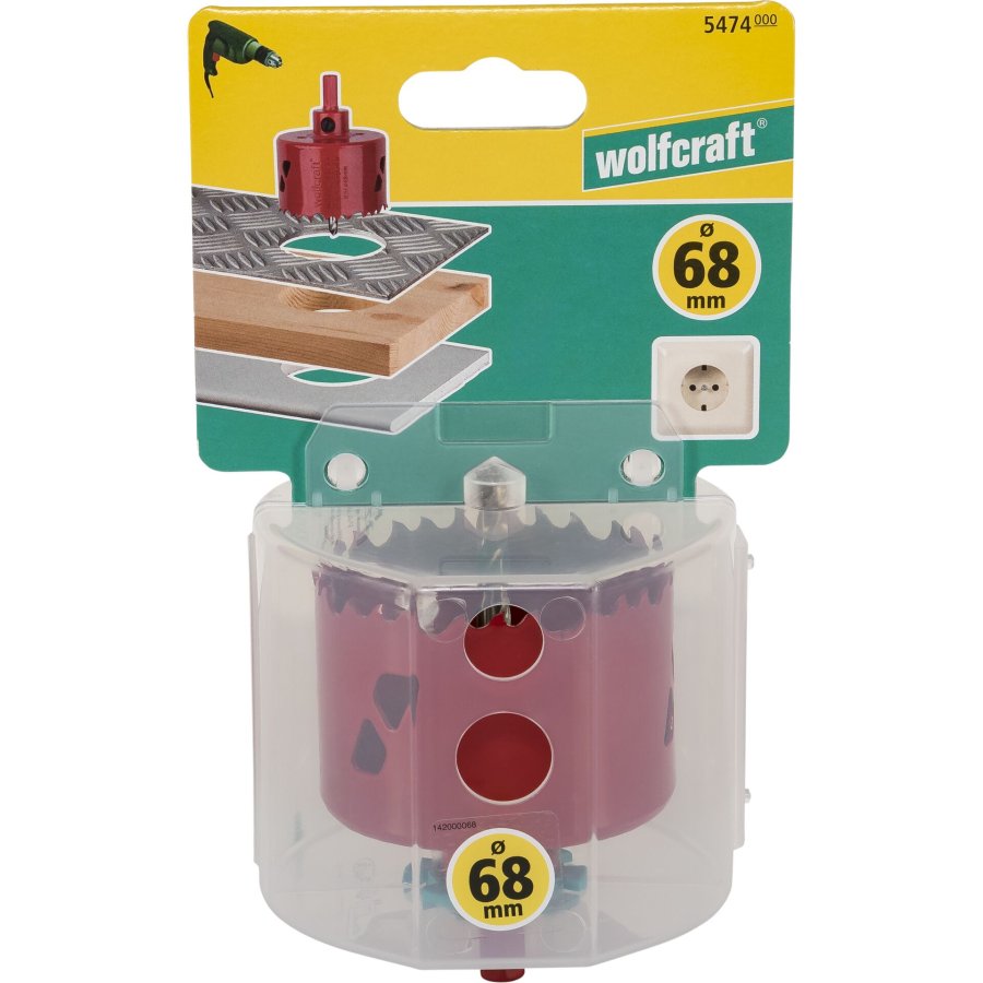 Wolfcraft Kronensäge BiM  68mm #1