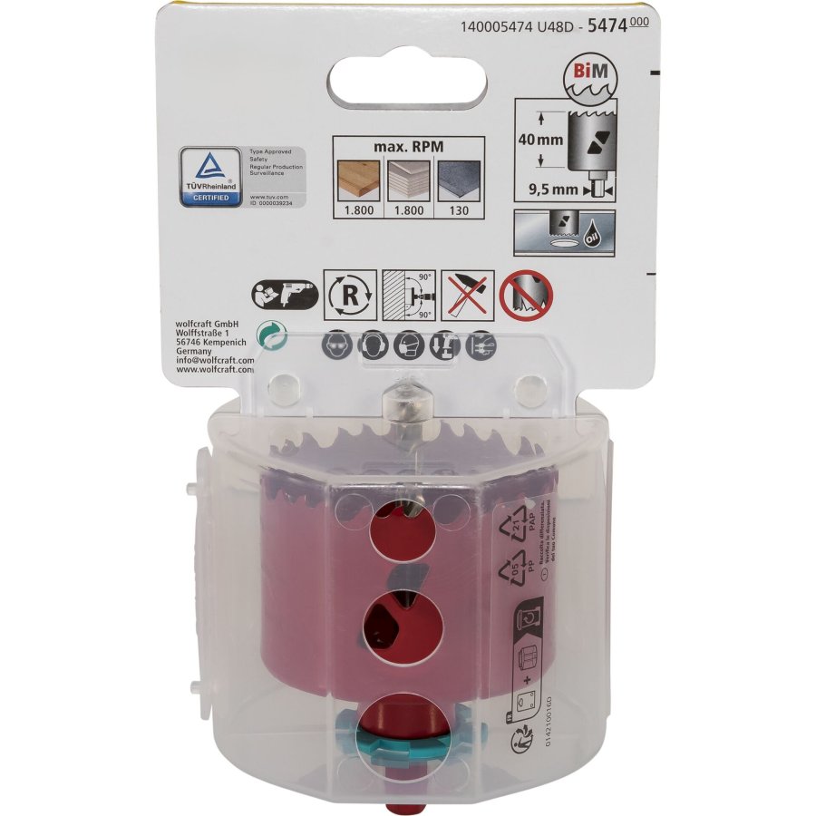 Wolfcraft Kronensäge BiM  68mm #2