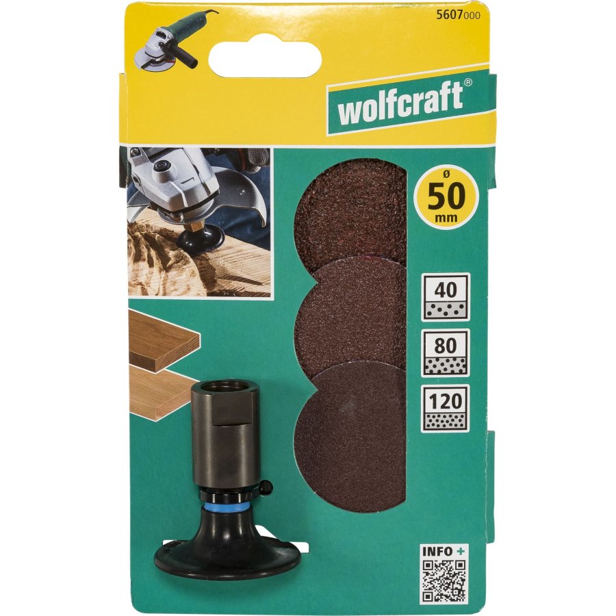 Wolfcraft Schleifscheibensatz Schleifmaschinen 50mm, 4p. 50mm #1