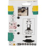 Wolfcraft Schleifscheibensatz Schleifmaschinen 50mm, 4p. 50mm #2
