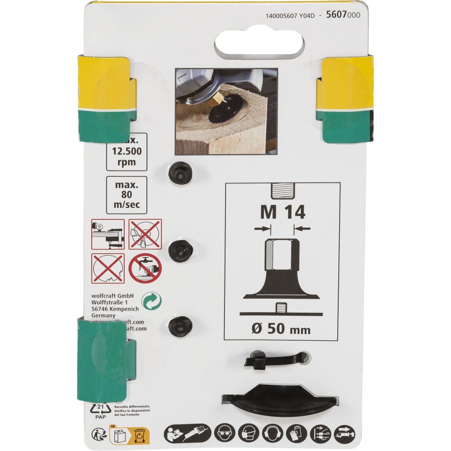 Wolfcraft Schleifscheibensatz Schleifmaschinen 50mm, 4p. 50mm #2