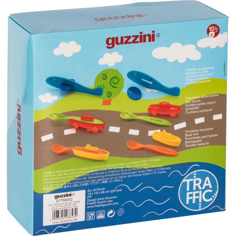 Guzzini TRAFFIC Dreiteiliges Kleinbesteck Set Assorted colors #2
