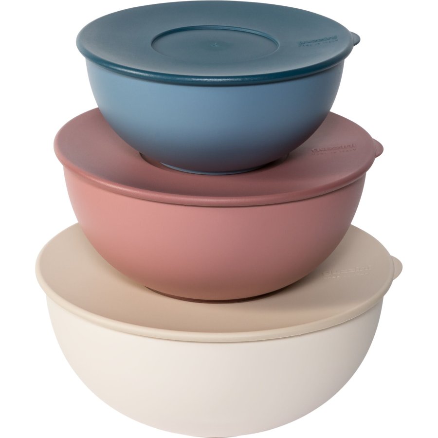 Guzzini EVERYWHERE BIO - Set 3 Schüsseln mit Deckel Assorted c. #1