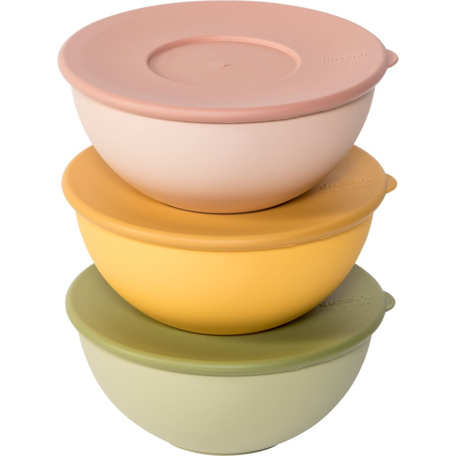 Guzzini EVERYWHERE BIO - Set 3 16cm Containers w. lid Assor.col #1