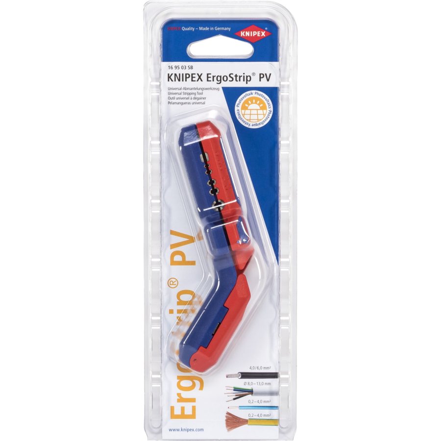 KNIPEX ErgoStrip PV Abmantelungswerkzeug #1