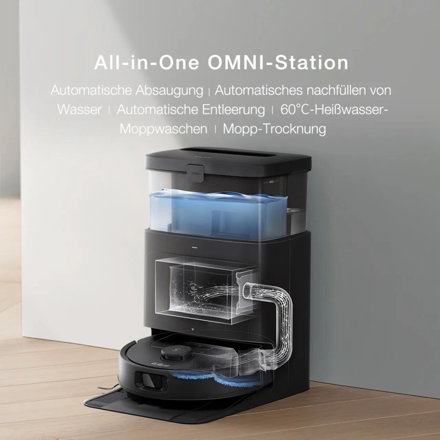 Rengringsrobot Ecovacs Deebot N30 Pro Omni sort #7