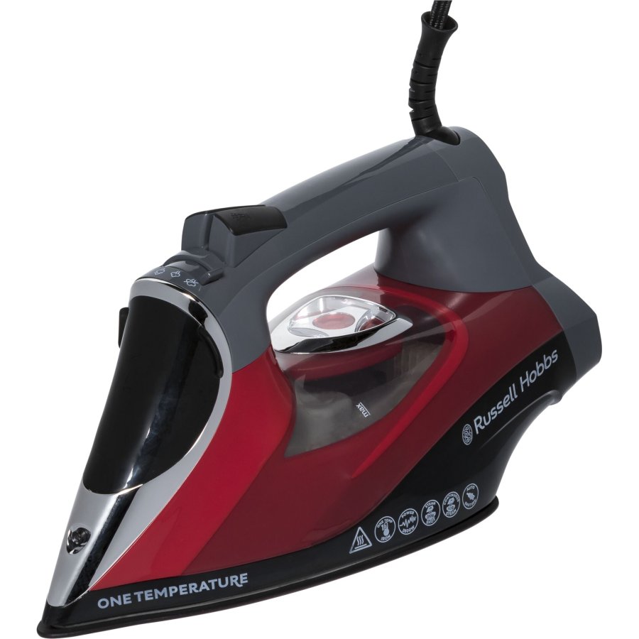 Russell Hobbs 25090-56 strygejern Tr & dampstrygejern Keramisk strygesl 2600 W Sort, Gr, Rd #2