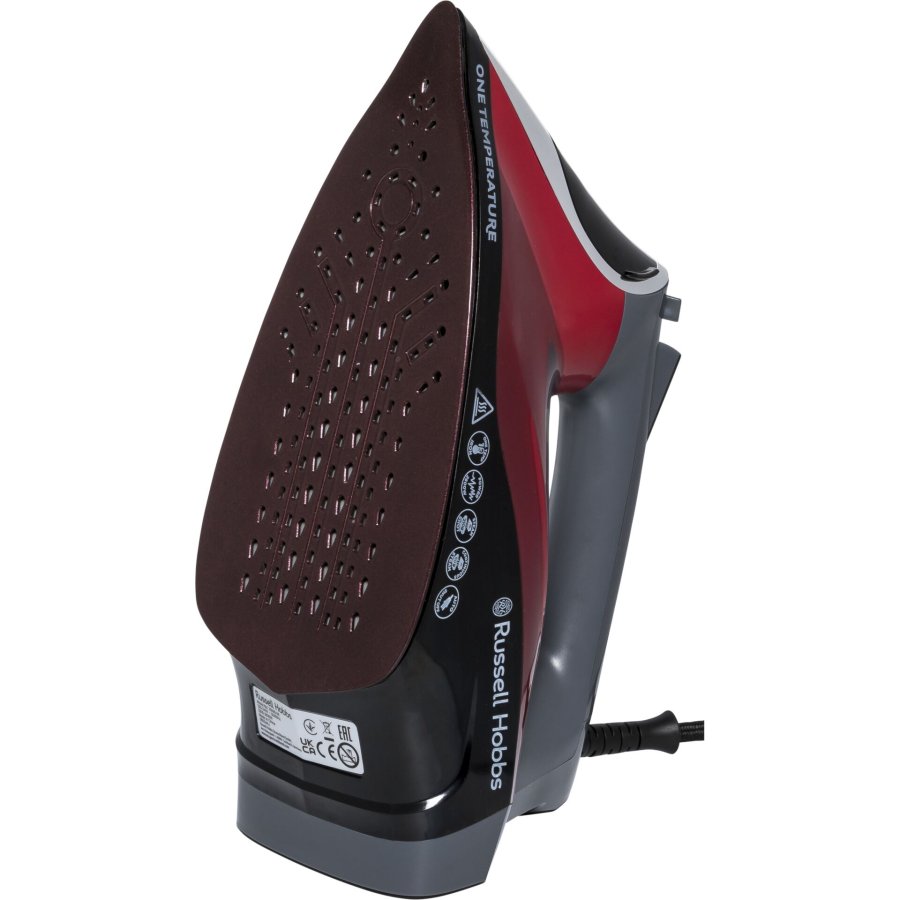 Russell Hobbs 25090-56 strygejern Tr & dampstrygejern Keramisk strygesl 2600 W Sort, Gr, Rd #3
