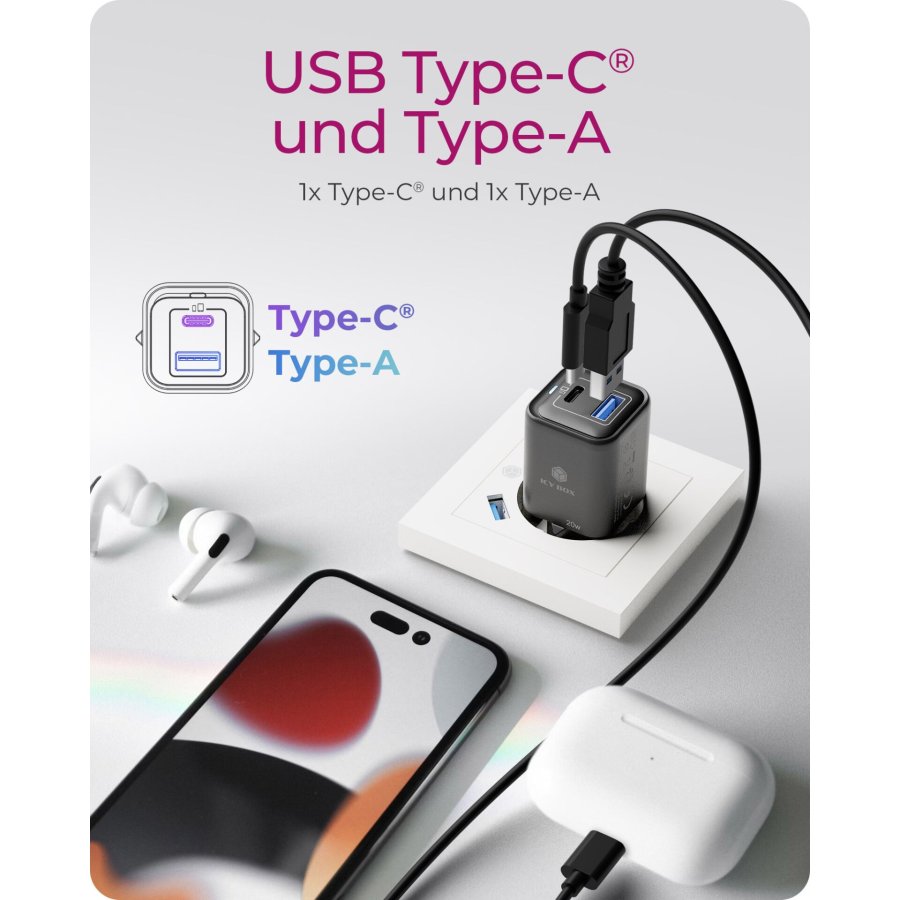 ICY BOX IB-PS1020-PD 2 Port 20W Netzteil #9