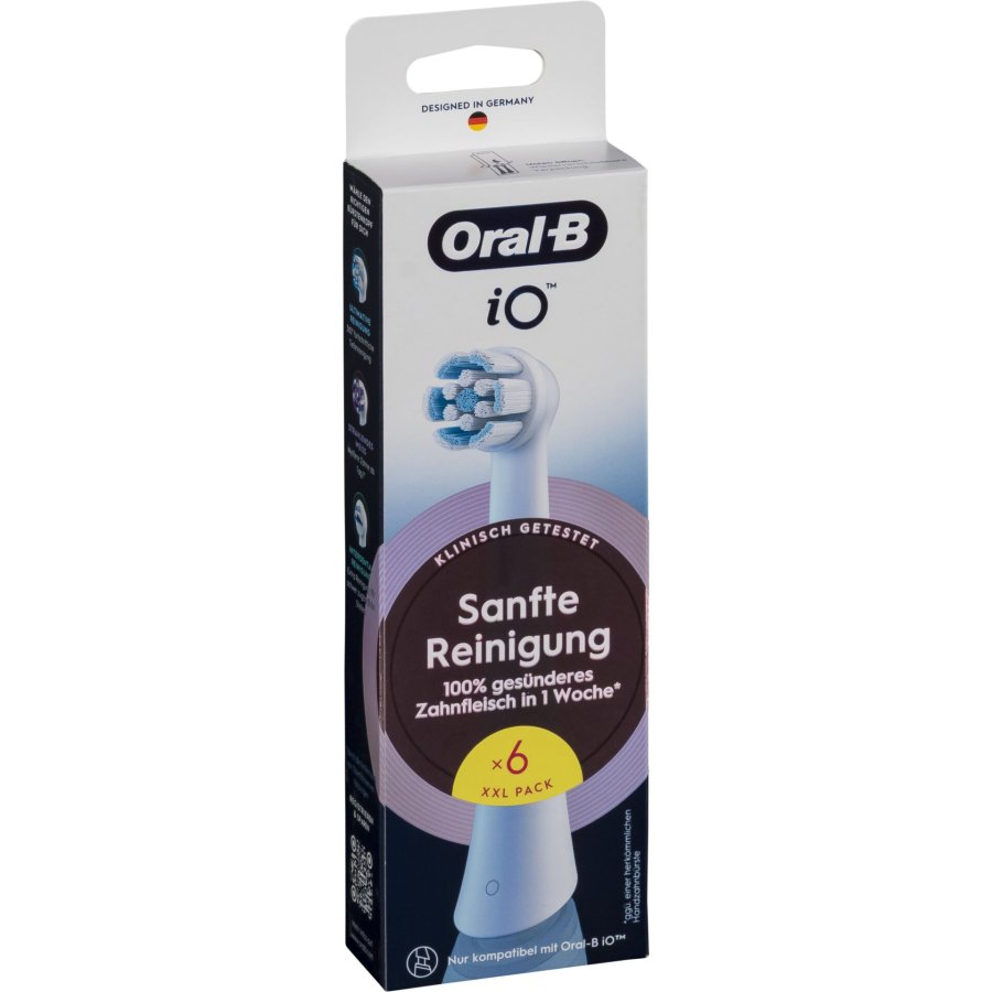 Oral-B iO Aufsteckbürsten Sanfte Reinigung 6er #1