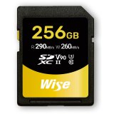 Wise SDXC UHS-II V90       256GB R:290MBs / W:260MBs   WI-SD-N256 #1