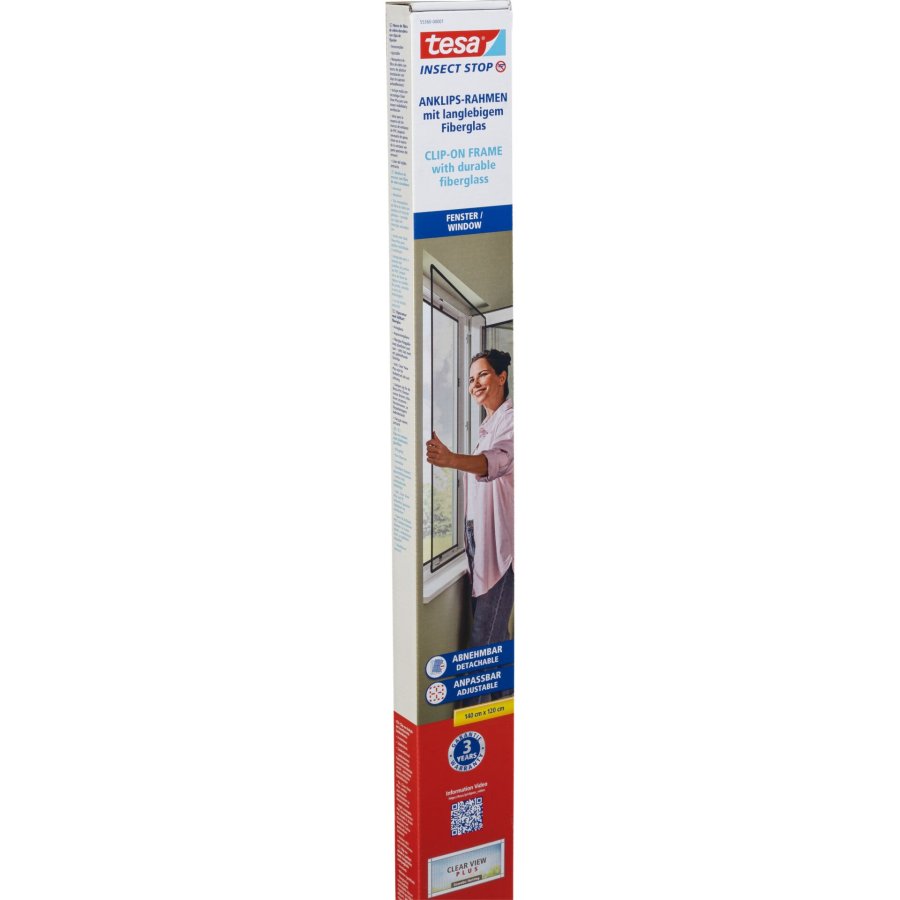 Tesa Insect Stop Clip On 1,0x1,4m anthrazit 55360 #1